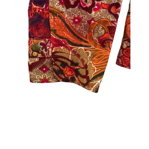 Coldwater Creek Womens Floral Jacket Small Multicolor Cotton - Picture 4 of 7